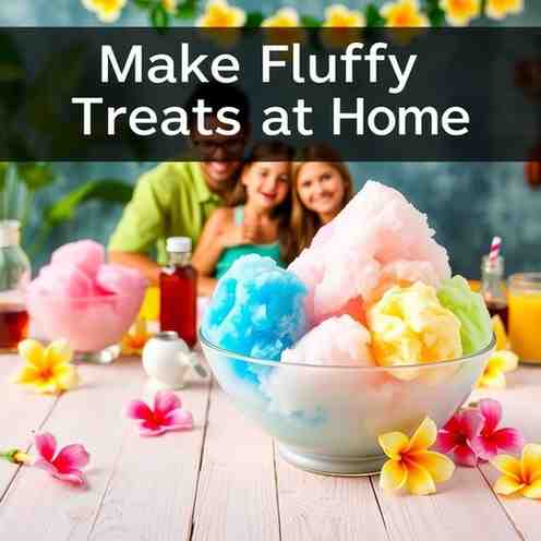 Hawaiian Shaved Ice - Make Fluffy Treats at Home